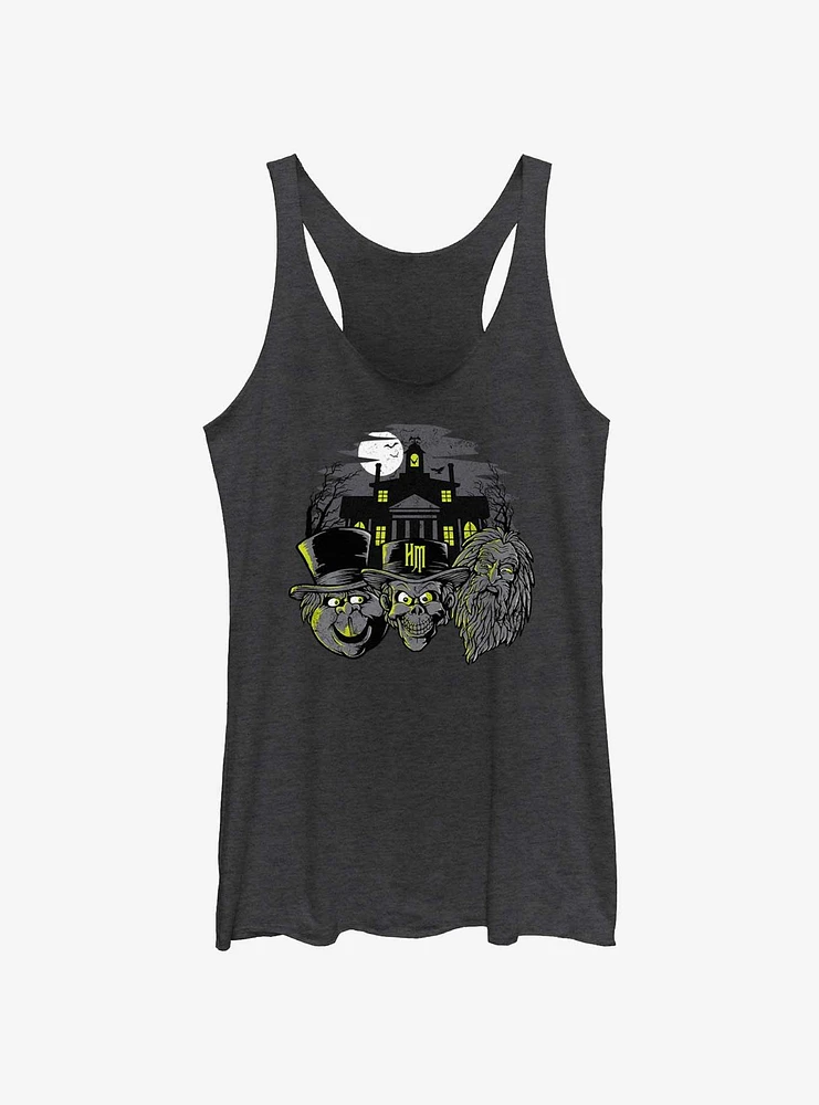 Disney Haunted Mansion Hitchhiking Ghosts Heads Girls Tank