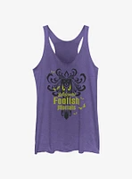 Disney Haunted Mansion Spooky Eyes Welcome Foolish Mortals Girls Tank