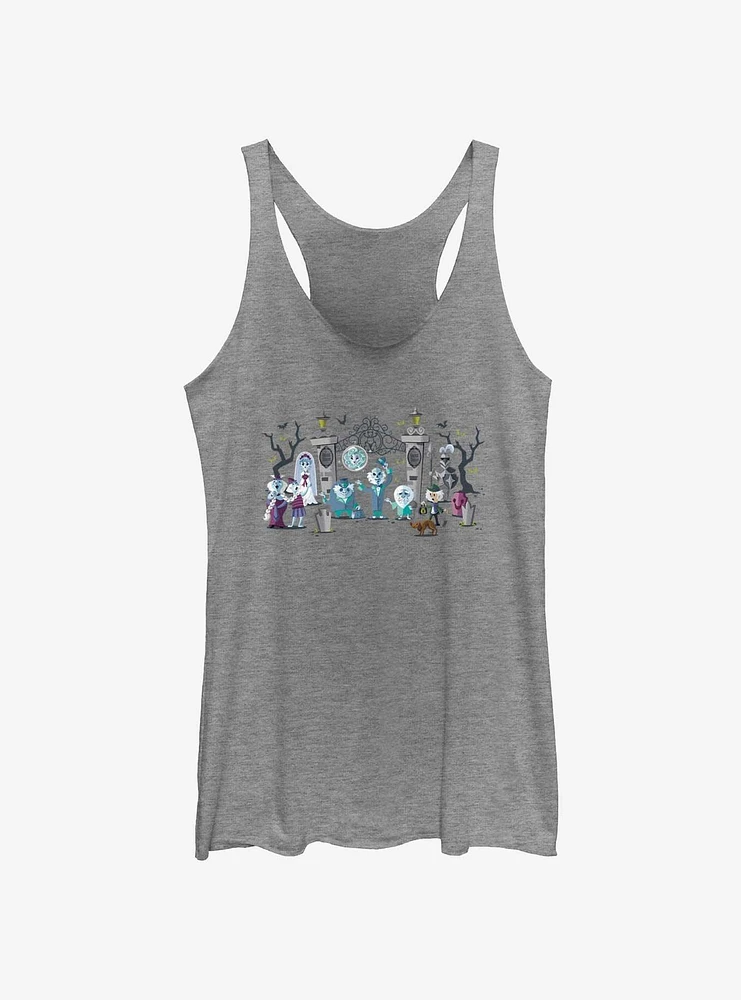 Disney Haunted Mansion Entrance Lineup Girls Tank