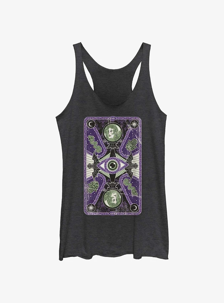 Disney Haunted Mansion Madam Leota Tarot Card Girls Tank