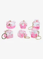 Glitter Pink Floating Fish Blind Bag 3D Keychain