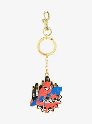 Loungefly Marvel Spider-Man Web Keychain - BoxLunch Exclusive