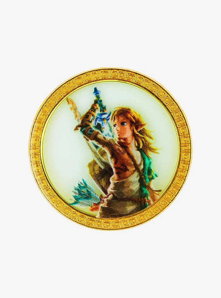 Nintendo The Legend of Zelda: Tears of The Kingdom Link Portrait Enamel Pin - BoxLunch Exclusive