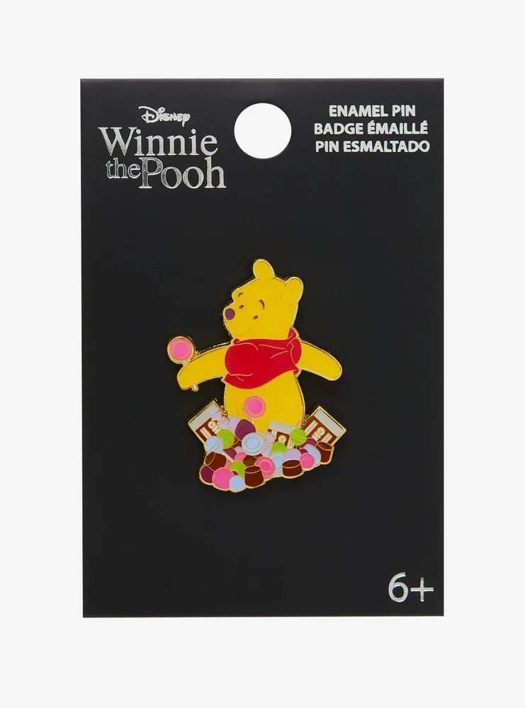 Loungefly Disney Winnie the Pooh Candy Pile Enamel Pin - BoxLunch Exclusive