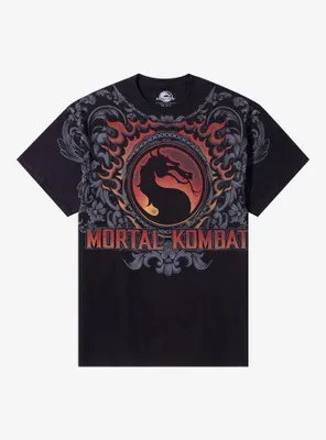 Mortal Kombat Logo Filigree T-Shirt