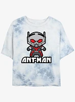 Marvel Ant-Man Kawaii Girls Tie-Dye Crop T-Shirt