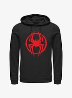 Marvel Spider-Man Spray Circle Symbol Hoodie