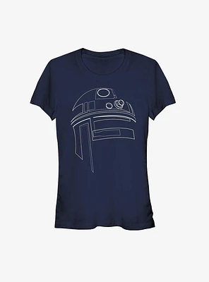 Star Wars Simple R2-D2 Girls T-Shirt