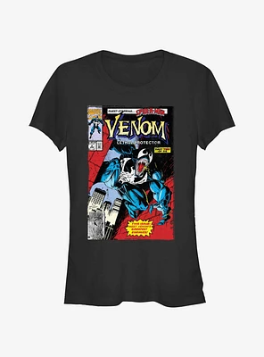 Marvel Venom Lethal Protector Comic Cover Girls T-Shirt