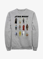 Star Wars Action Figures Sweatshirt