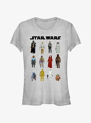 Star Wars Action Figures Girls T-Shirt