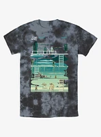 Star Wars: The Empire Strikes Back 8-Bit Tie-Dye T-Shirt