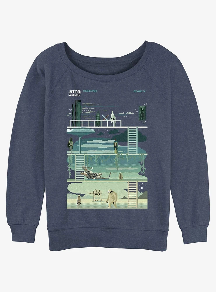 Star Wars: The Empire Strikes Back 8-Bit Girls Slochy Sweatshirt