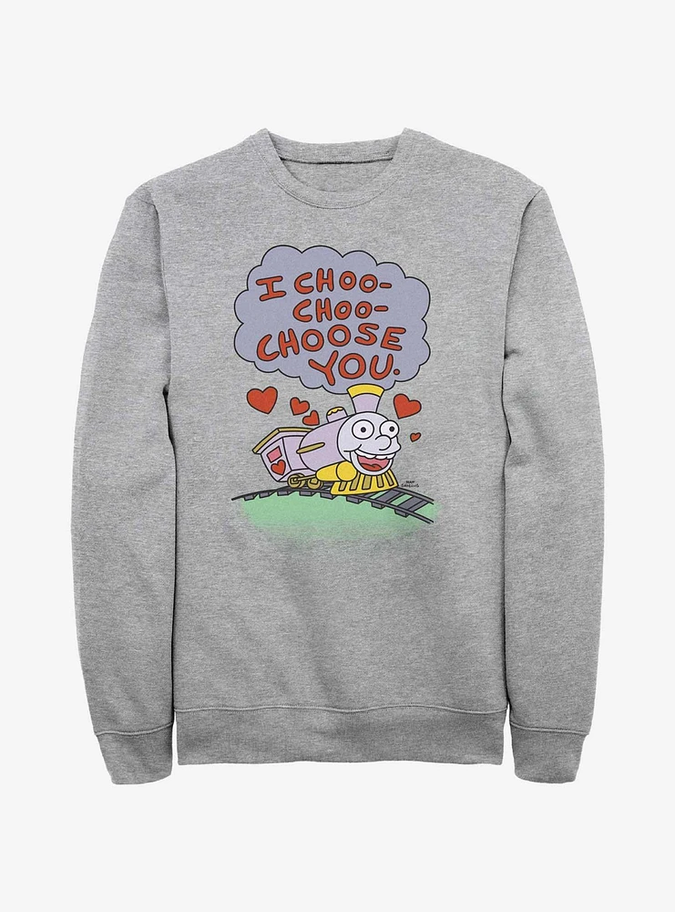 Simpsons Choo-Choose You Sweatshirt