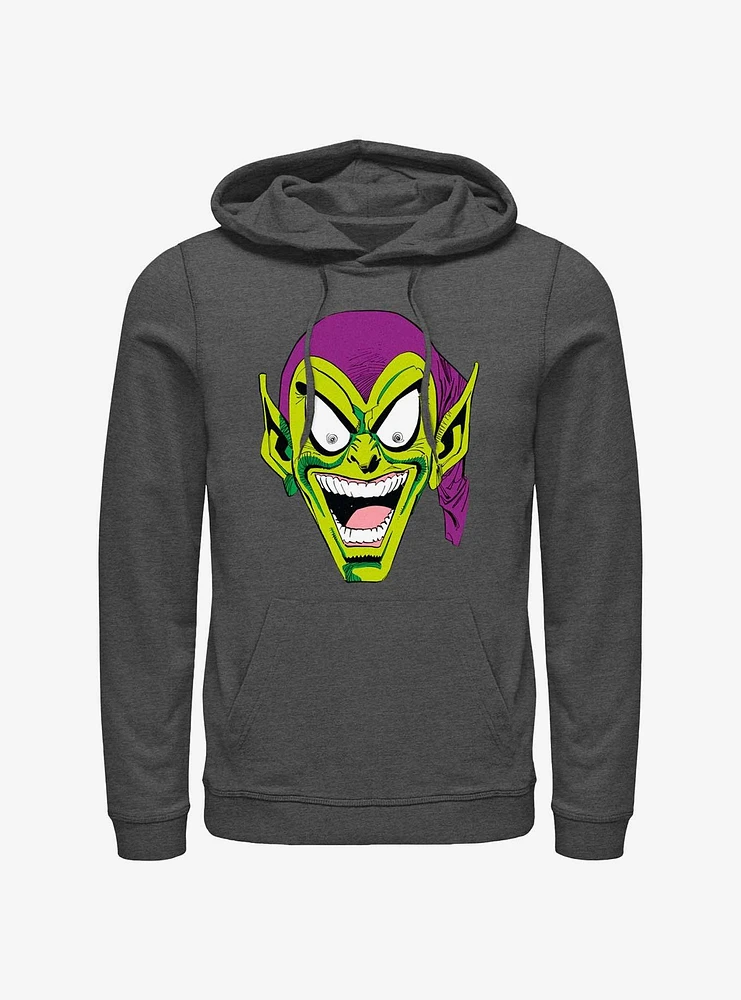 Marvel Spider-Man Green Goblin Head Hoodie