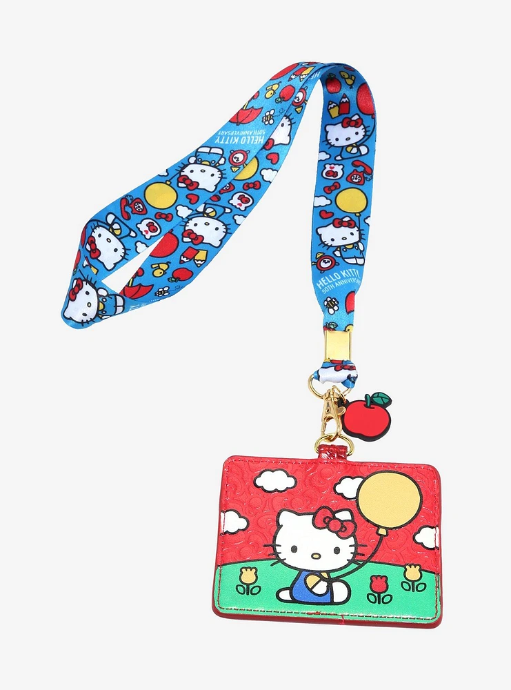 Loungefly Hello Kitty 50th Anniversary Lanyard & Cardholder