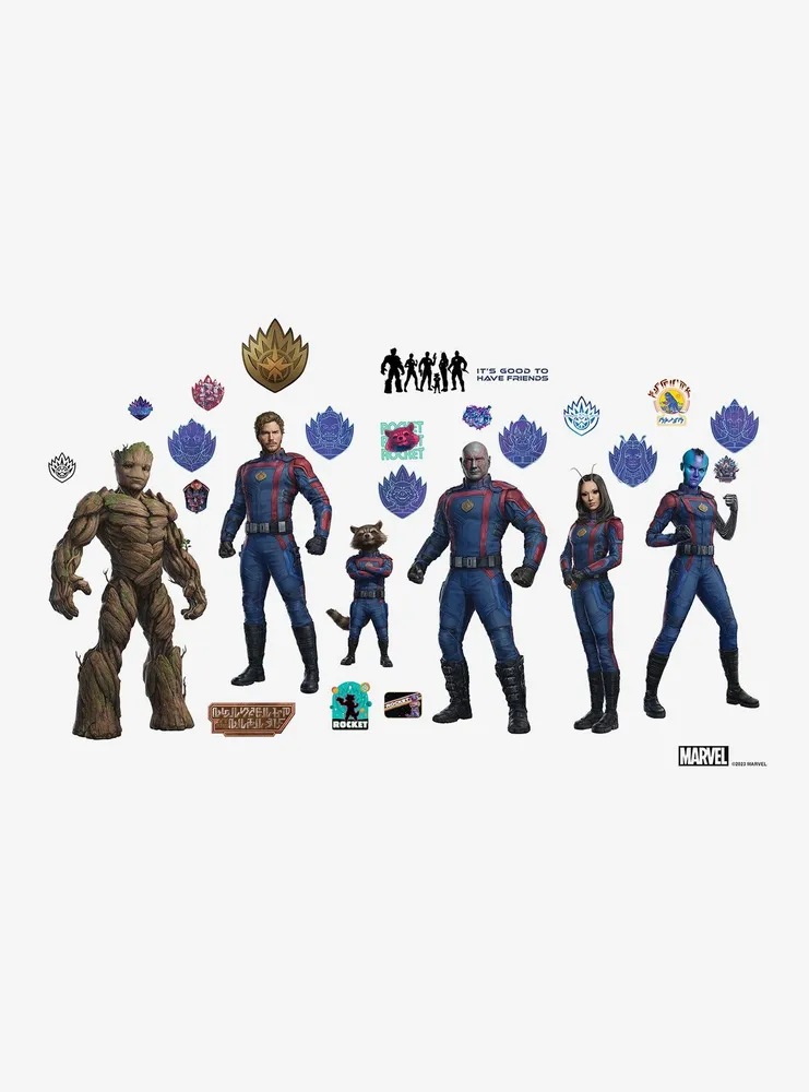 Marvel Guardians of the Galaxy: Vol. 3 Peel & Stick Wall Decals