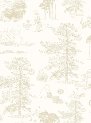 Winnie The Pooh The Hundred Acre Wood Peel & Stick Wallpaper