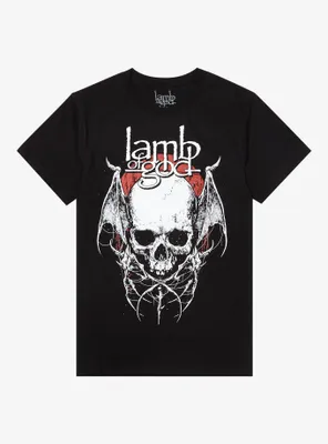 Lamb Of God Winged Skull T-Shirt