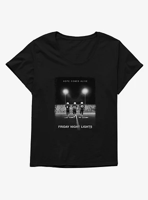 Friday Night Lights Movie Poster Hope Comes Alive Girls T-Shirt Plus