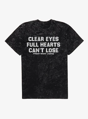Friday Night Lights Clear Eyes Full Hearts Can't Lose Mineral Wash T-Shirt