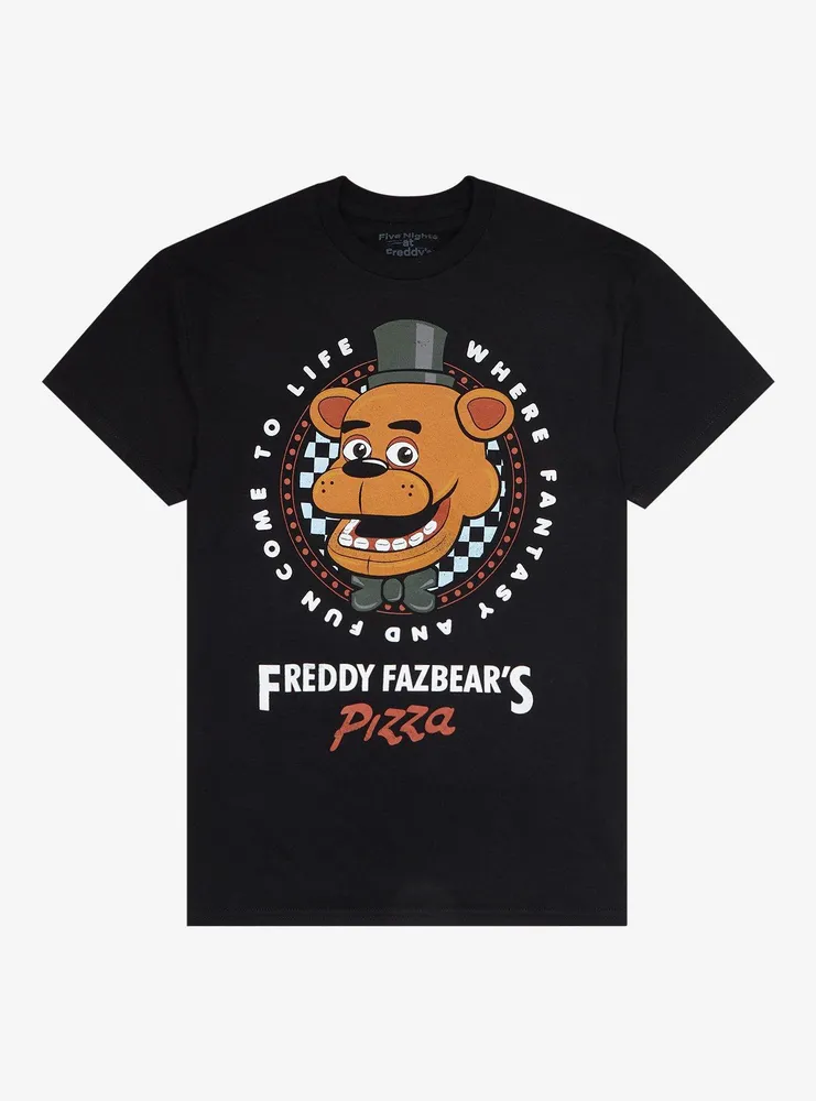 Five Nights At Freddy's Freddy Fazbear's Pizzeria Logo T-Shirt