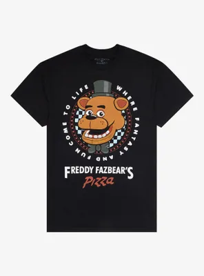 Five Nights At Freddy's Freddy Fazbear's Pizzeria Logo T-Shirt