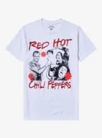 Red Hot Chili Peppers Glitter Group Shot Boyfriend Fit Girls T-Shirt