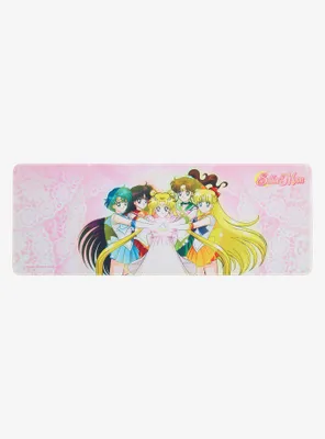 Sailor Moon Sailor Guardians Group Portrait Wide Mousepad