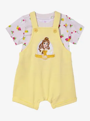 Disney Beauty and the Beast Belle Infant Overall Set — BoxLunch Exclusive