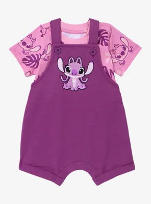Disney Lilo & Stitch Angel Infant Overall Set - BoxLunch Exclusive