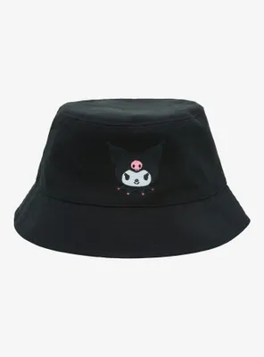 Sanrio Kuromi Reversible Gingham Allover Print Bucket Hat - BoxLunch Exclusive