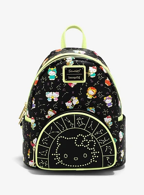 Loungefly Sanrio Hello Kitty Zodiac Sign Glow-in-the-Dark Mini Backpack — BoxLunch Exclusive