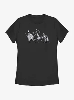 Disney Haunted Mansion Hitchhiking Ghosts Womens T-Shirt