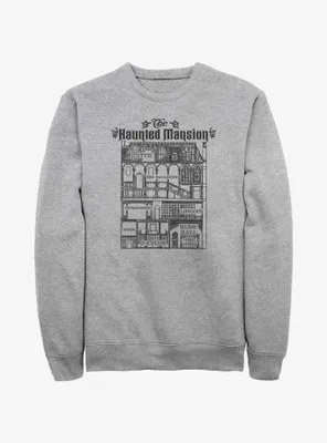 Disney Haunted Mansion Blueprint Sweatshirt