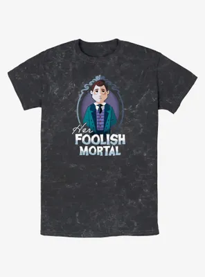 Disney Haunted Mansion Her Foolish Mortal Mineral Wash T-Shirt