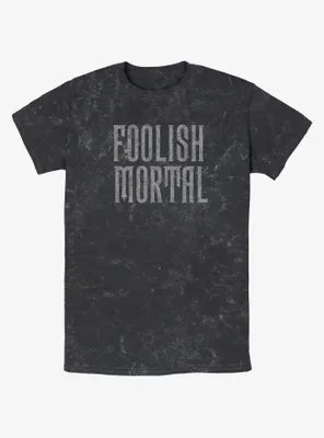Disney Haunted Mansion Foolish Mortal Mineral Wash T-Shirt
