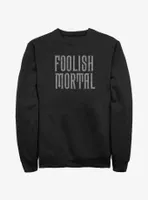 Disney Haunted Mansion Foolish Mortal Sweatshirt