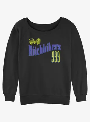 Disney Haunted Mansion Hitchhikers Club Womens Slouchy Sweatshirt