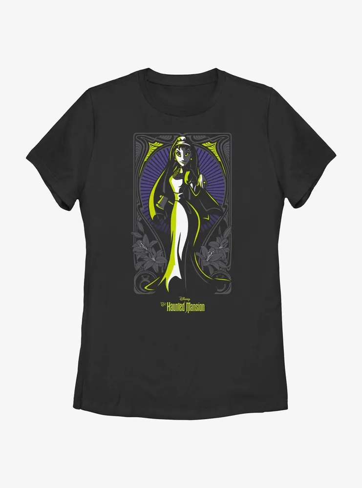 Disney Haunted Mansion Bride Portrait Nouveau Womens T-Shirt