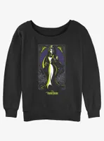 Disney Haunted Mansion Bride Portrait Nouveau Womens Slouchy Sweatshirt