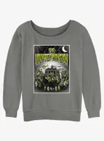 Disney Haunted Mansion Horror Poster Womens Slouchy Sweatshirt BoxLunch Web Exclusive