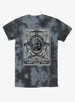 Disney Haunted Mansion Welcome Foolish Mortals Poster Tie-Dye T-Shirt