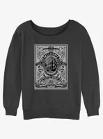 Disney Haunted Mansion Welcome Foolish Mortals Poster Womens Slouchy Sweatshirt