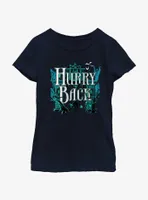 Disney Haunted Mansion Hurry Back Youth Girls T-Shirt