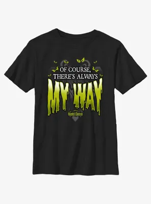 Disney Haunted Mansion Of Course There's Always My Way Youth T-Shirt