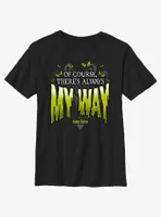 Disney Haunted Mansion Of Course There's Always My Way Youth T-Shirt