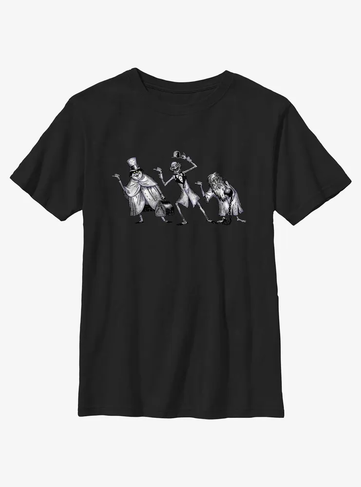 Disney Haunted Mansion Hitchhiking Ghosts Youth T-Shirt