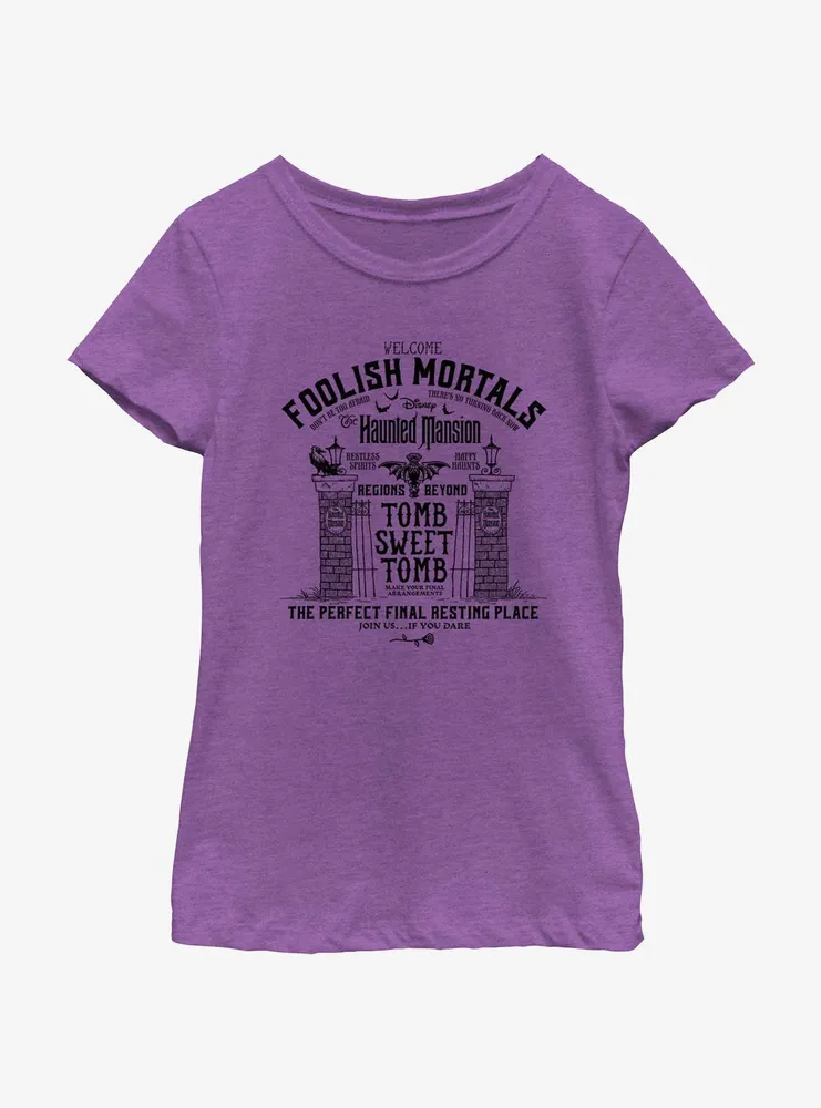 Disney Haunted Mansion Tomb Sweet Youth Girls T-Shirt