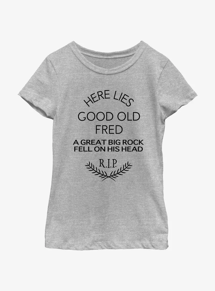 Disney Haunted Mansion Here Lies Good Old Fred Youth Girls T-Shirt